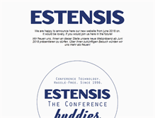 Tablet Screenshot of estensis.de